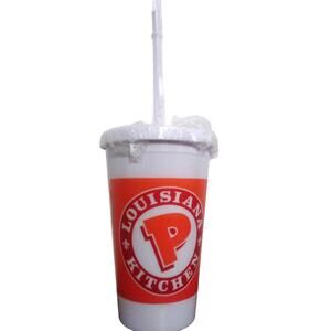 Popeyes Louisiana Kitchen 12 oz plastic tumbler